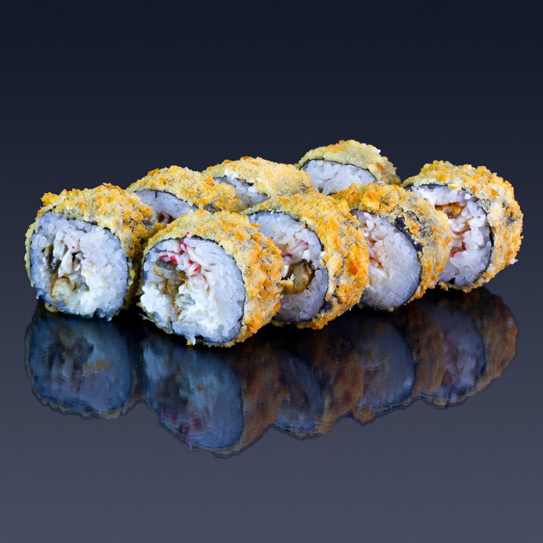 Фабрика суши Мурино. Сурими ролл. Sushi Spring Rolls surimi and Salmon. Роллы мурино